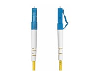 StarTech.com 3m (9.8ft) LC to SC (UPC) OS2 Single Mode Simplex Fiber Optic Cable, 9/125µm, Laser Optimized, 40G/100G, Bend Insensitive, Low Insertion Loss - LSZH Fiber Patch Cord (SPSMLCSC-OS2-3M) - Koblingskabel - LC/UPC-enkeltmodus (hann) til SC/UPC-enkeltmodus (hann) - 3 m - 3 m - 2 mm - fiberoptisk - simpleks - 9 / 125 micron - OS1/OS2 - halogenfri, passiv, toretnings - gul SPSMLCSC-OS2-3M
