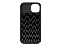 OtterBox Easy Grip Gaming - Baksidedeksel for mobiltelefon - blekksprutblekksvart - spesialstøpt tekstur - for Apple iPhone 13 77-85468